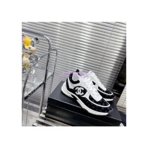 Replica Chanel Printed Suede Calfskin Trainers G39230 T2