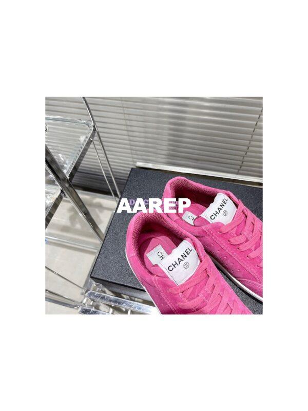 Replica Chanel Suede Calfskin Trainers G39225 Pink 9