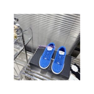 Replica Chanel Suede Calfskin Trainers G39225 Blue