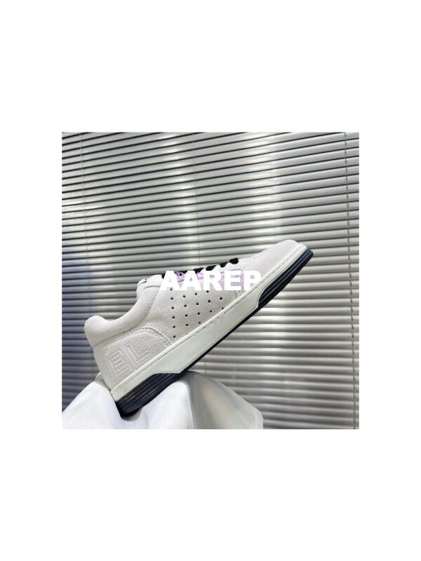 Replica Chanel Suede Calfskin Trainers G39225 White 7
