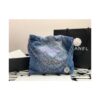 Replica Chanel Black Grained Calfskin Leather Chain Strap CC Logo Handle Flap Bag AP3237 2