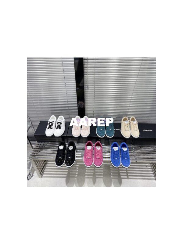 Replica Chanel Suede Calfskin Trainers G39225 Light Pink
