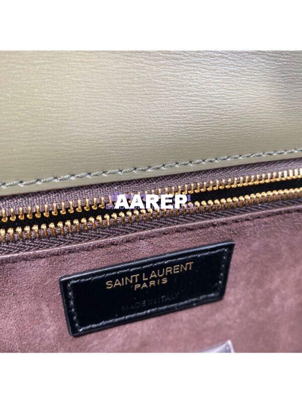 Replica Yves Saint Laurent YSL Carre Satchel In Smooth Leather 585060 Green 12