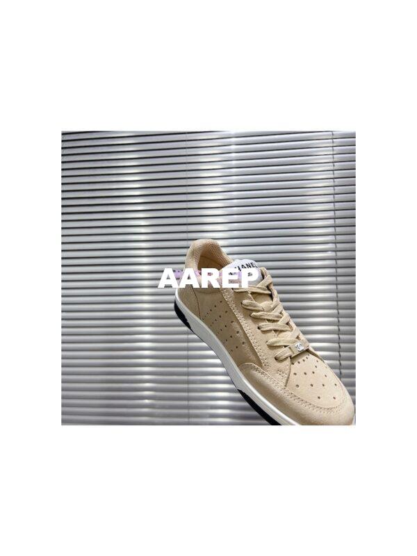 Replica Chanel Suede Calfskin Trainers G39225 Beige 8