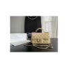 Replica Chanel White Grained Calfskin Leather Chain Strap CC Logo Handle Flap Bag AP3237