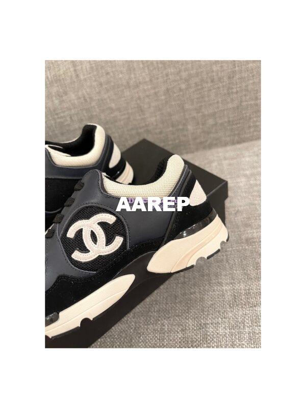 Replica Chanel Calfskin, Mesh & Suede Calfskin Trainers G39066 T04 8