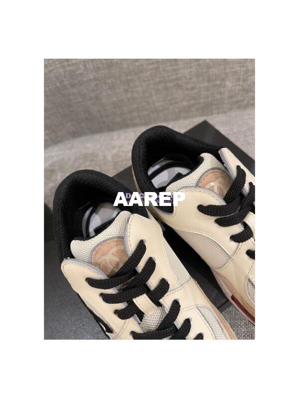 Replica Chanel Calfskin, Mesh & Suede Calfskin Trainers G39066 T03 8