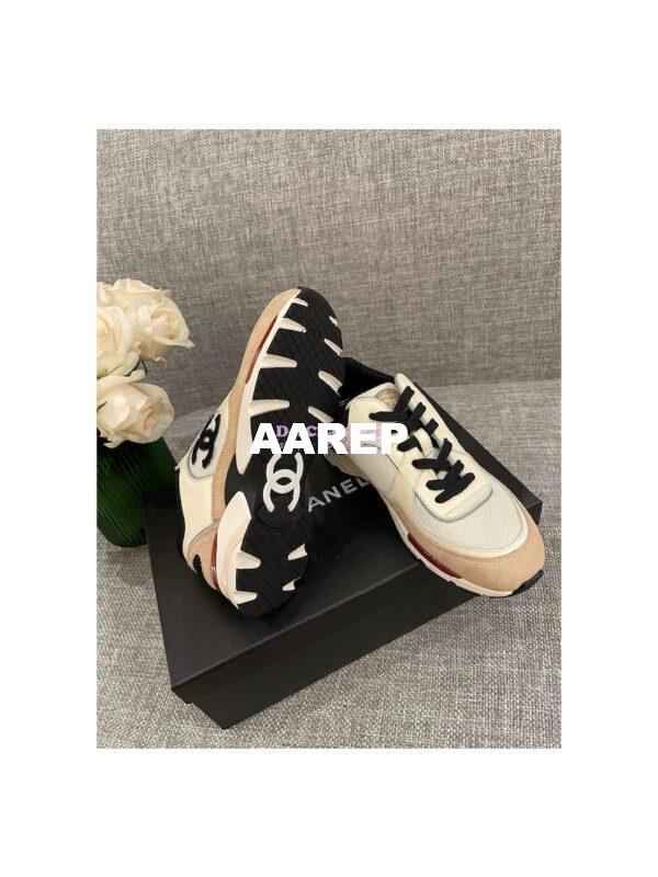 Replica Chanel Calfskin, Mesh & Suede Calfskin Trainers G39066 T03 10