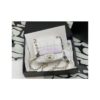 Replica Chanel Leather Chain Strap CC Logo Handle Metallic Silver Flap Bag AP3238 2