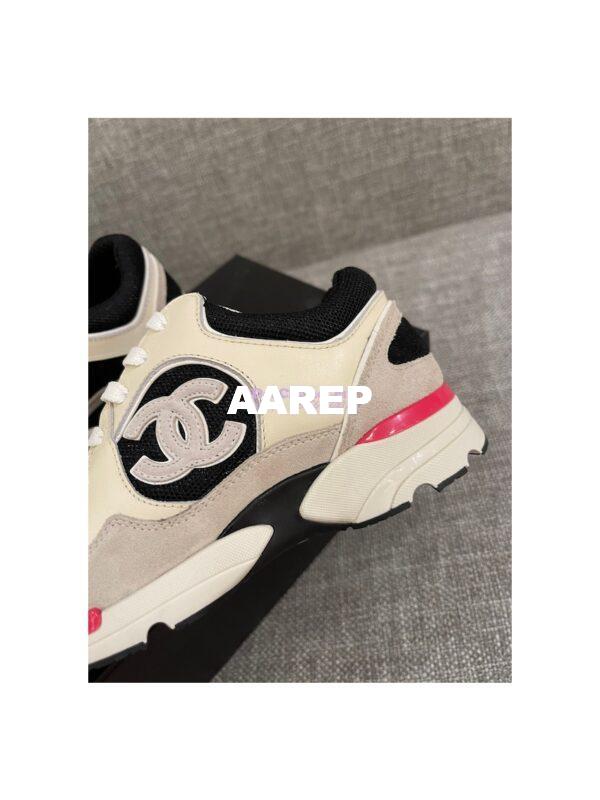 Replica Chanel Calfskin, Mesh & Suede Calfskin Trainers G39066 T01 4