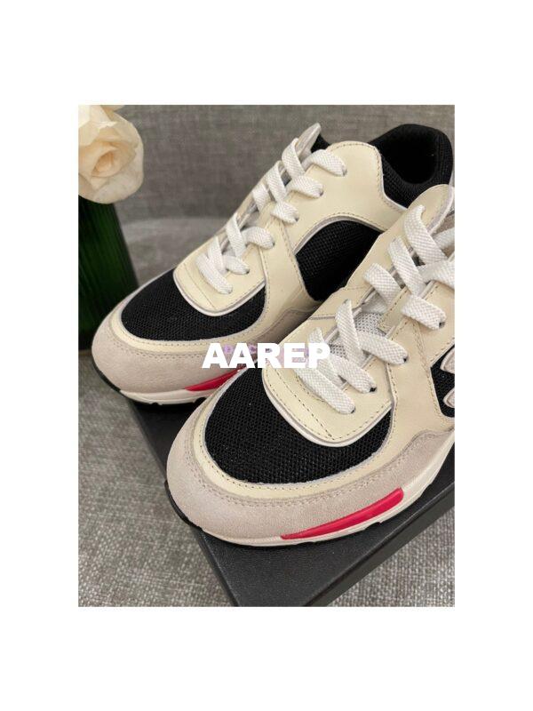 Replica Chanel Calfskin, Mesh & Suede Calfskin Trainers G39066 T01 7