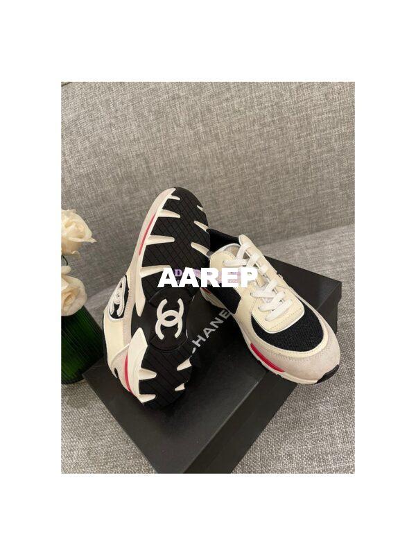 Replica Chanel Calfskin, Mesh & Suede Calfskin Trainers G39066 T01 8