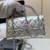Replica Chanel 23P Mini Hobo Bag Lambskin AS3232 Green (Limited Edition) 2