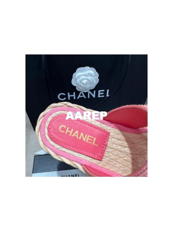 Replica Chanel 22SS Espadrilles Tweed Sandals G38947 8