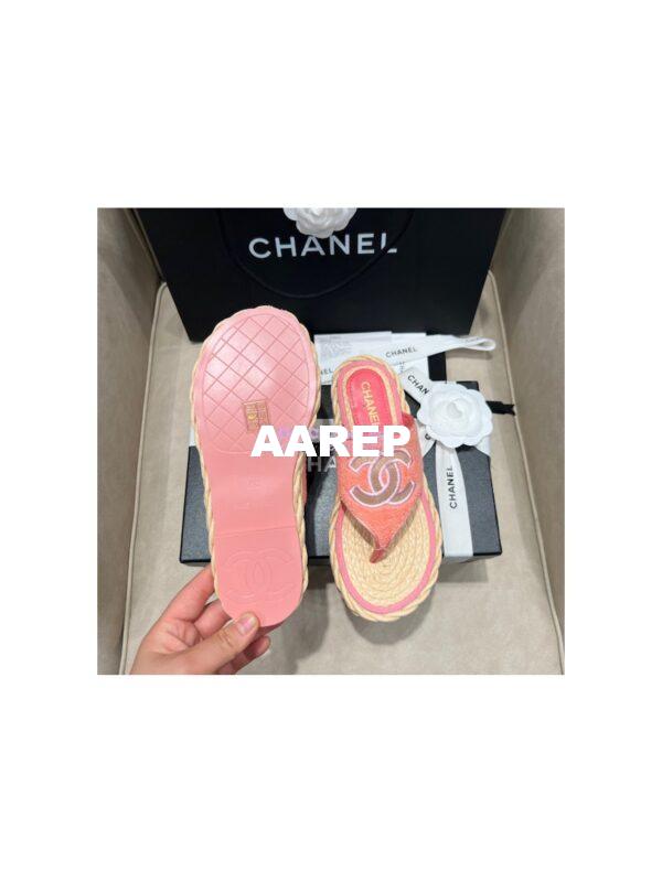 Replica Chanel 22SS Espadrilles Tweed Sandals G38947 9