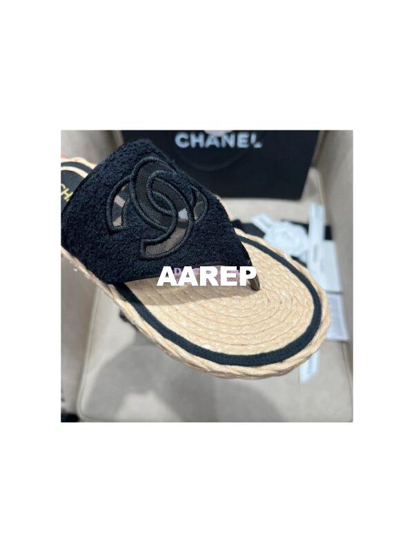 Replica Chanel 22SS Espadrilles Tweed Sandals G38947 20