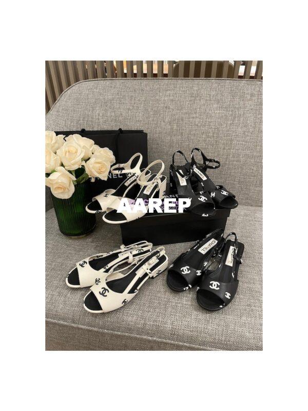 Replica Chanel 22SS Printed Lambskin 30mm 65mm G38976 G38974 Black 3
