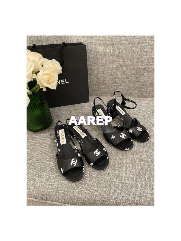 Replica Chanel 22SS Printed Lambskin 30mm 65mm G38976 G38974 Black 4