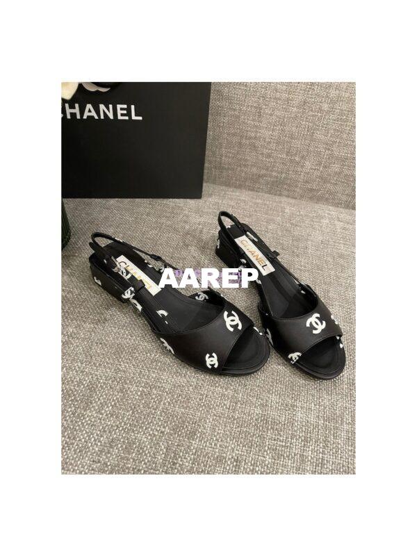 Replica Chanel 22SS Printed Lambskin 30mm 65mm G38976 G38974 Black 6