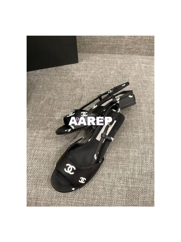 Replica Chanel 22SS Printed Lambskin 30mm 65mm G38976 G38974 Black 7