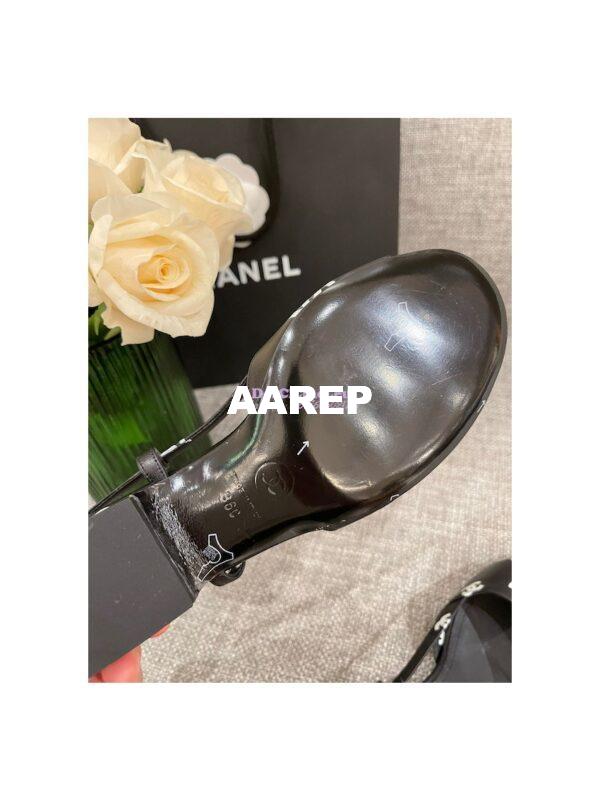 Replica Chanel 22SS Printed Lambskin 30mm 65mm G38976 G38974 Black 11