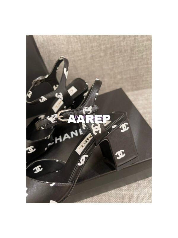 Replica Chanel 22SS Printed Lambskin 30mm 65mm G38976 G38974 Black 16