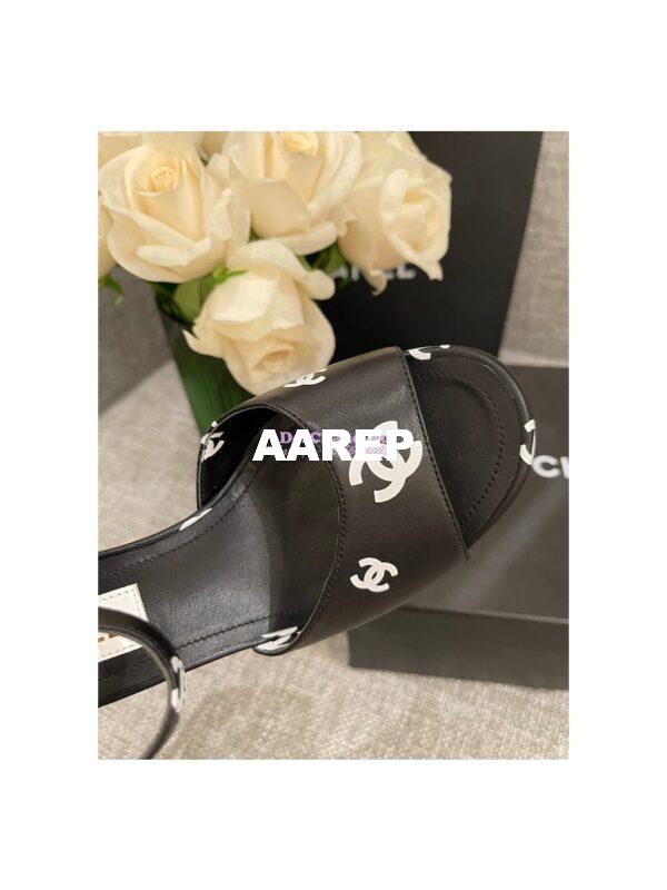 Replica Chanel 22SS Printed Lambskin 30mm 65mm G38976 G38974 Black 18