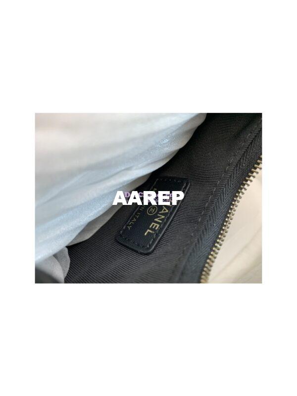 Replica Chanel 23P Mini Hobo Bag Lambskin AS3232 Black (Limited Edition) 9