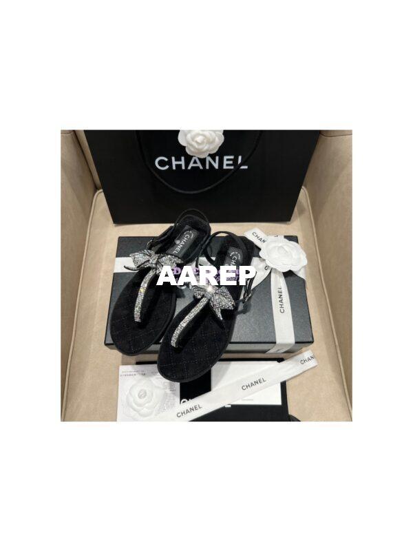 Replica Chanel Grosgrain & Jewelry Sandals G38853 4