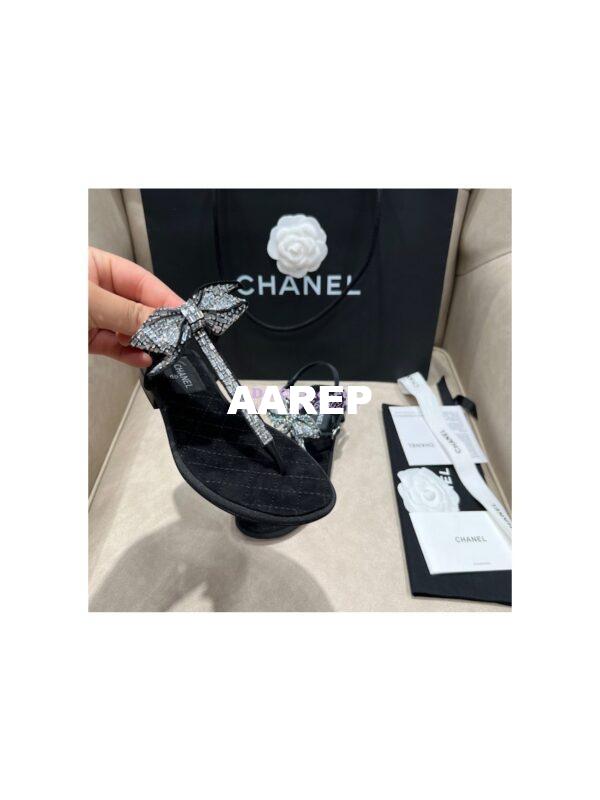 Replica Chanel Grosgrain & Jewelry Sandals G38853 7