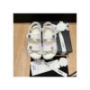 Replica Chanel 22SS CC Calfskin Sandals G35927 Light Blue 2
