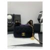 Replica Chanel Hobo Bag Wool Jersey AS3690 Black