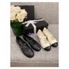Replica Chanel 22SS CC Calfskin Sandals G35927 Black