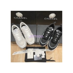 Replica Chanel Mesh and Suede calfskin Sneaker G38800