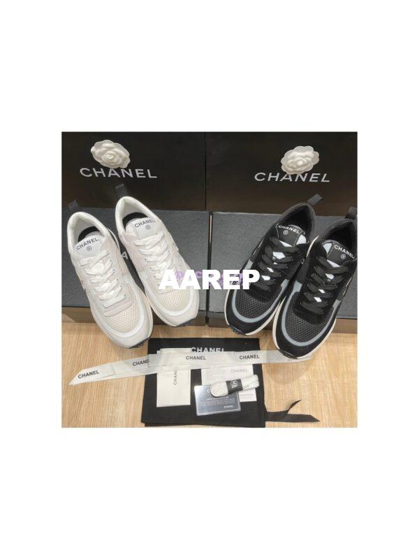 Replica Chanel Mesh and Suede calfskin Sneaker G38800 3