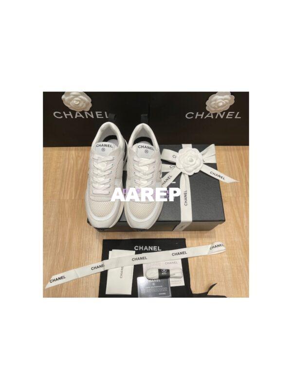 Replica Chanel Mesh and Suede calfskin Sneaker G38800 4
