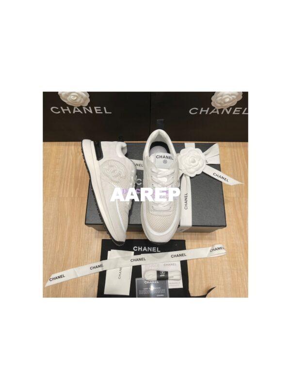 Replica Chanel Mesh and Suede calfskin Sneaker G38800 5