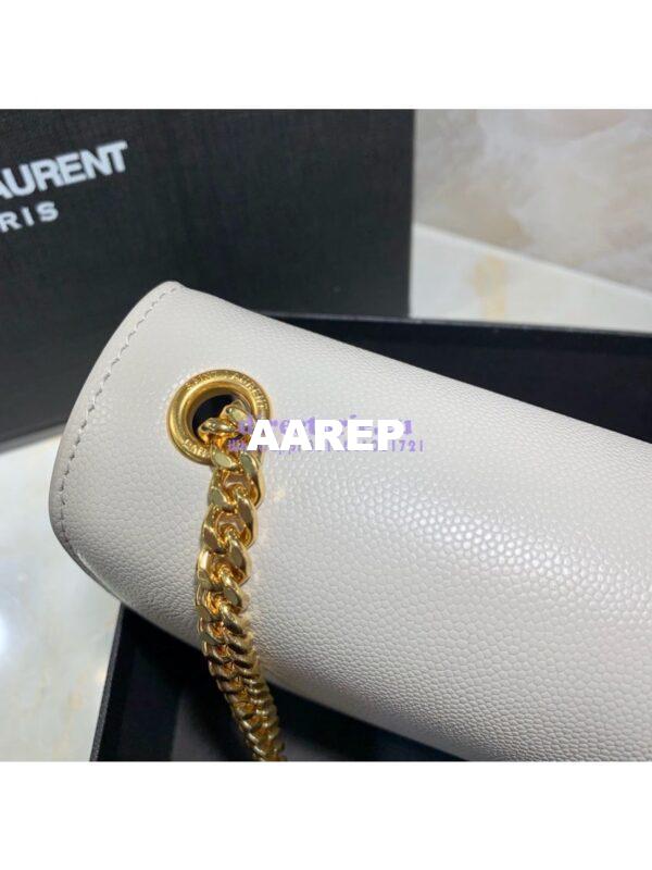 Replica YSL Saint Laurent Kate Bag With Tassel In Grain De Poudre Leather 354119 White 3