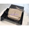 Replica YSL Saint Laurent Niki Baby In Crinkled Vintage Leather 533037 Fog 2
