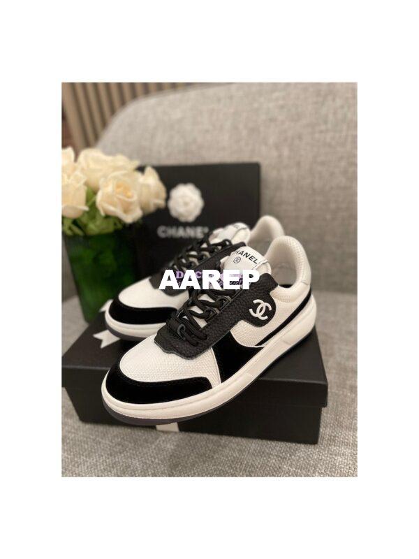 Replica Chanel 22s Trainers Fabric, Suede Calfskin & Grained Calfskin G38803 4