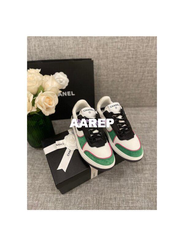 Replica Chanel 22s Trainers Fabric, Suede Calfskin & Grained Calfskin G38803 12
