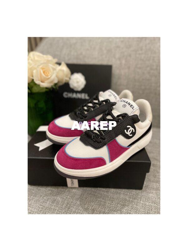 Replica Chanel 22s Trainers Fabric, Suede Calfskin & Grained Calfskin G38803 24