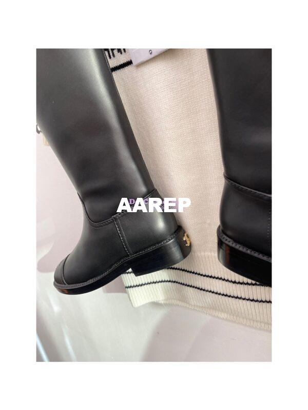 Replica Chanel High Boots in Black Calfskin G38174 9