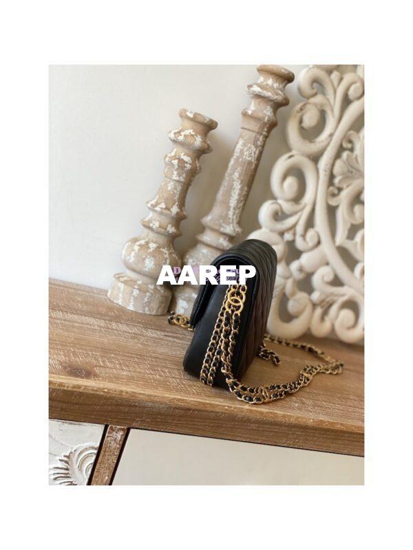 Replica Chanel Lambskin Flap Bag AS3757 AS3777 Black 3