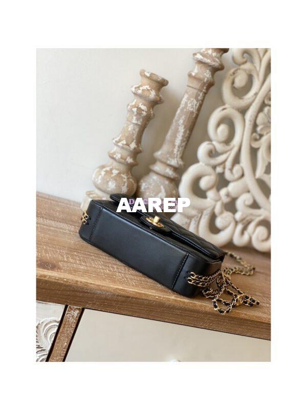 Replica Chanel Lambskin Flap Bag AS3757 AS3777 Black 6