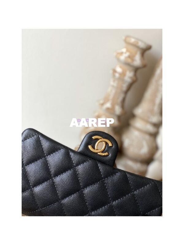Replica Chanel Grained Calfskin Flap Bag AS3757 AS3777 Black 5