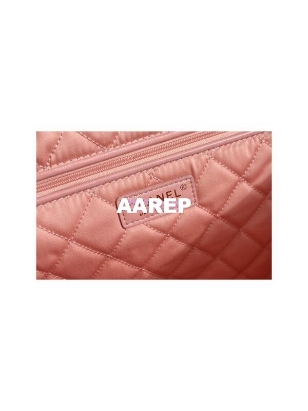 Replica Chanel 22 Handbag Grained Shiny Calfskin & Silver Metal AS3260 AS3261 Coral 13