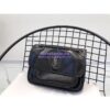 Replica YSL Saint Laurent Niki Chain Bag In Vintage Crinkled And Quilted Leather 498894 Pearl White