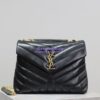 Replica Yves Saint Laurent YSL Loulou Puffer Medium Bag In Quilted Lambskin 5774751 All Black 2