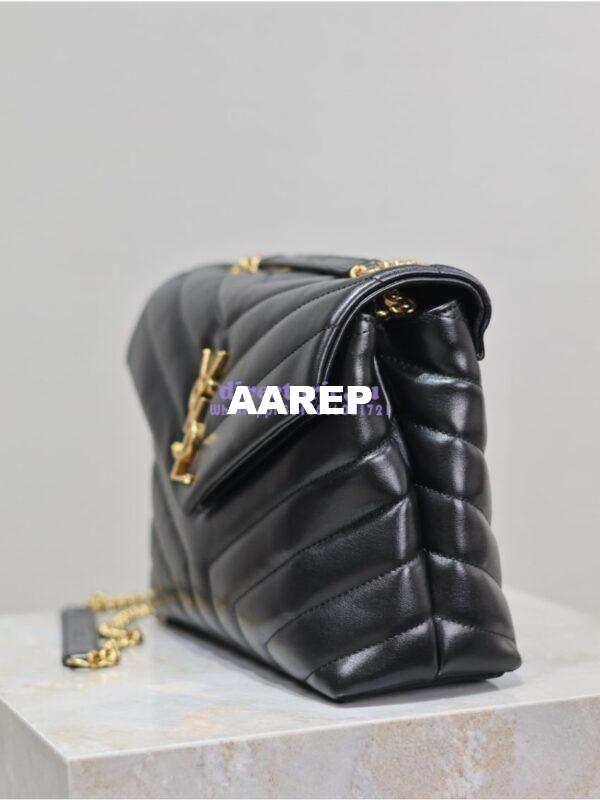 Replica Yves Saint Laurent YSL Loulou Small In Matelassé “Y” Leather Black 494699 7